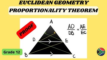 How to prove the proportionality theorem | Euclidean geometry