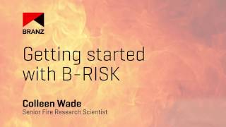 BRANZ Research: Getting started with B-RISK (2017)