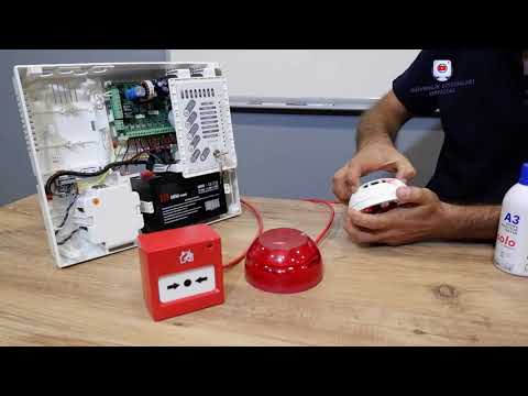Video: Işık ve ses göstergesi. Yangın alarm sistemi