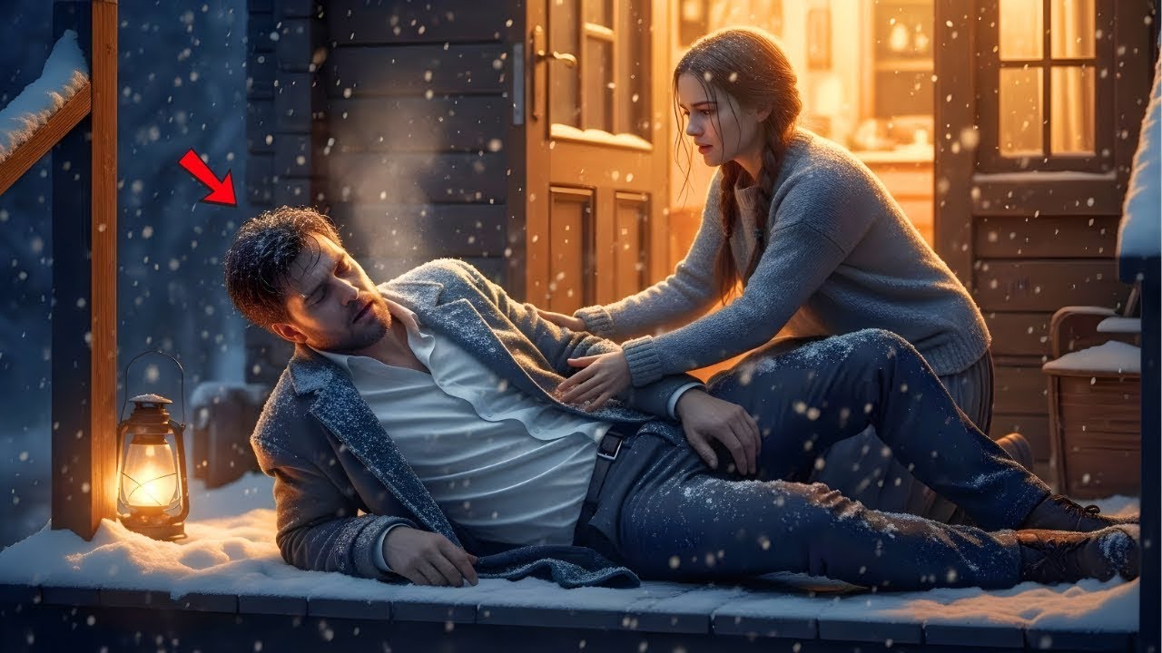 „Du kannst reinkommen und schlafen“, sagte das arme Mädchen – der Milliardär fror draußen