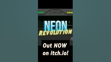 Neon Revolution is on Itch io!  #gamedevblog #devlog #3dgamedevelopment