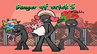 Anger of Stick 5 new updated Gameplay lv.8 Success Zombie Mode