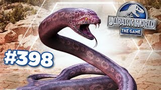 New Giant Snake Gigantophis!!!  | Jurassic World - The Game - Ep398 HD