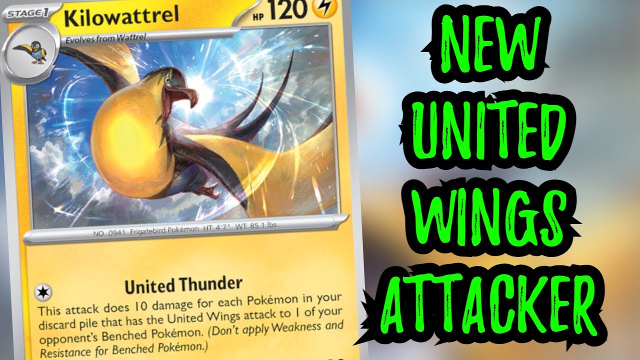 Does Kilowattrel Make United Wings Better? Pokemon TCG Live