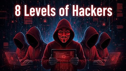 The 8 Levels of Hackers 🎭and groups who exemplify different stages of hacking capabilities 😲