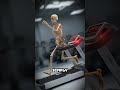 What Happens If You Run at 60 kmh on a Treadmill #facts #skeleton