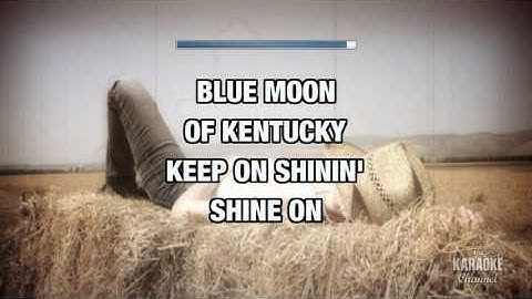 Blue Moon of Kentucky Instrumental version - Instrumental performance video thumbnail