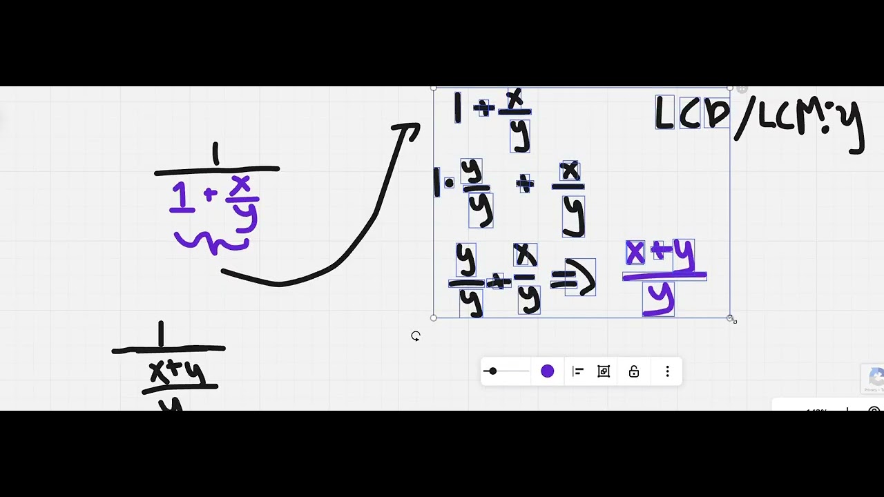 Simplifying Complex Fractions - YouTube