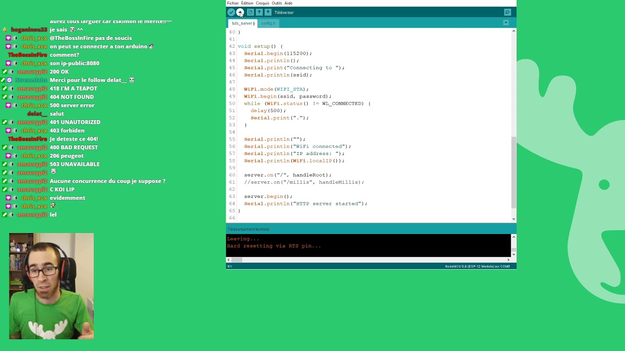 Extrait : Un serveur web avec Arduino