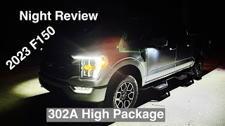 RARE NIGHTTIME REVIEW - 2023 F150 XLT 302A “XLT High Equipment” package.