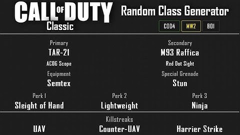 MW2 - Terminal Free-For-All (30-24) Random Class Generator #260 [2024]