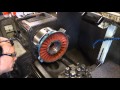 Repairing electric motor bearing housing