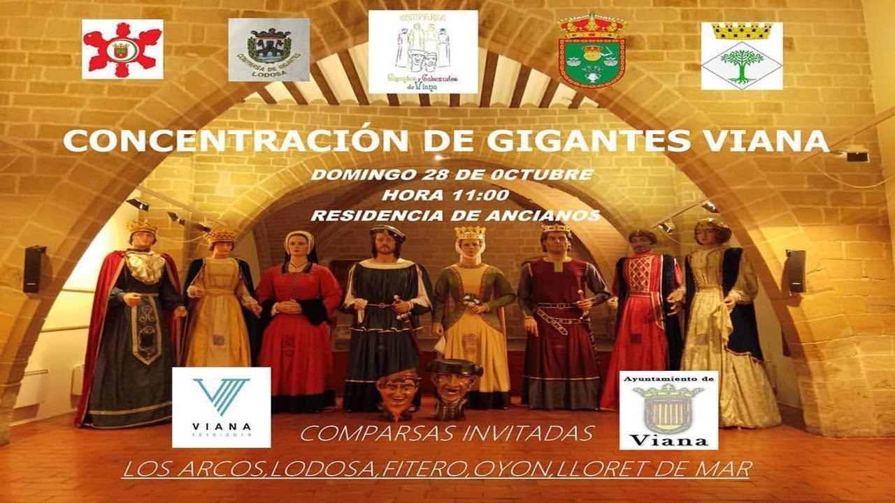 Concentración de gigantes 2018 - Viana (Navarra)