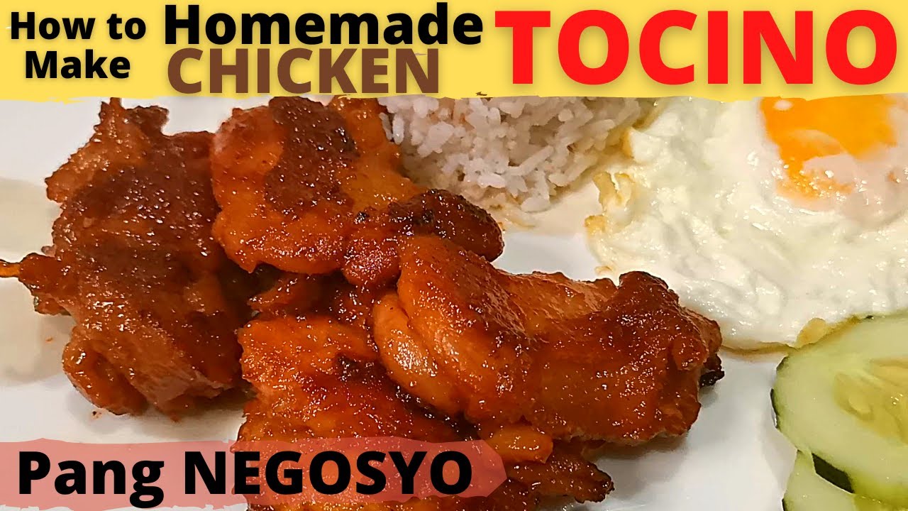 chicken tocino recipe for business