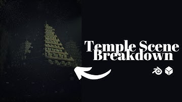 Temple scene Breakdown - Blender 3D