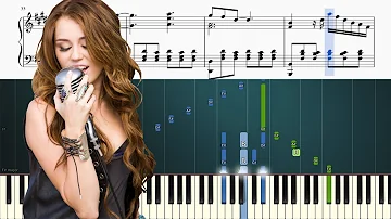 Miley Cyrus - When I Look At You - Advanced Piano Tutorial