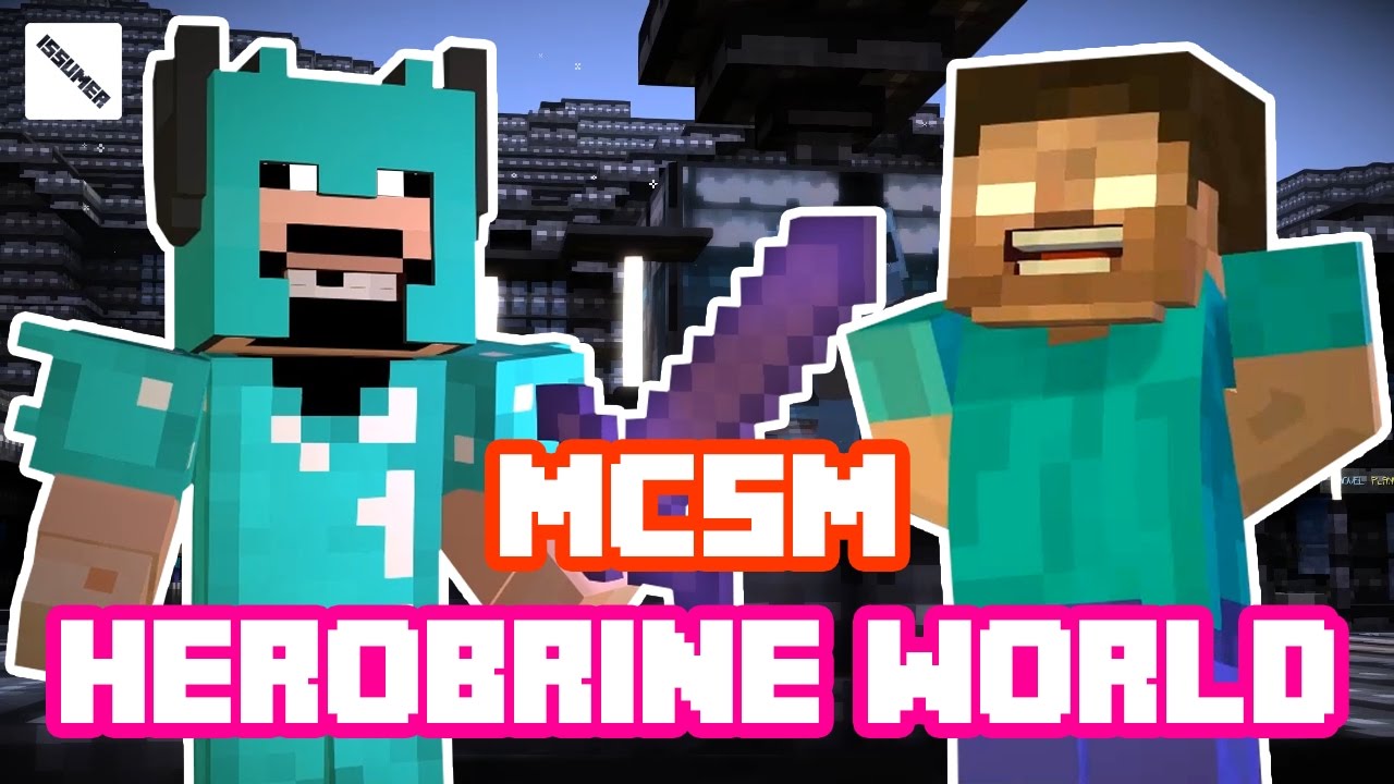 HEROBRINE WORLD! Play as KING NOTCH! FULL Minecraft Story 