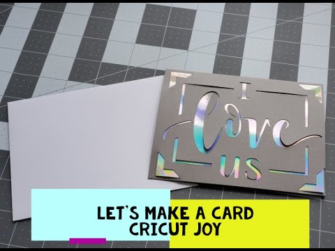 Cricut Joy Insert Cards-Holographic Gray/Silver 