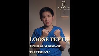 Loose teeth after gum disease treatment? #dentist #dental #gumdisease #oralhealth #brisbane #teeth