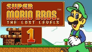 SUPER MARIO BROS. THE LOST LEVELS 🍄 #1: Luigi Challenge!