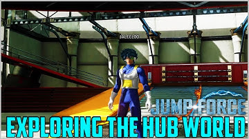 Jump Force - Exploring Online Lobby & Free Roaming