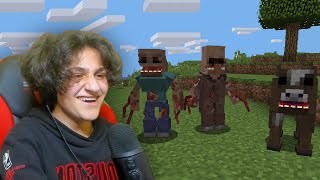 ماين كرافت جربت اكثر مود رعب MINECRAFT😱!!