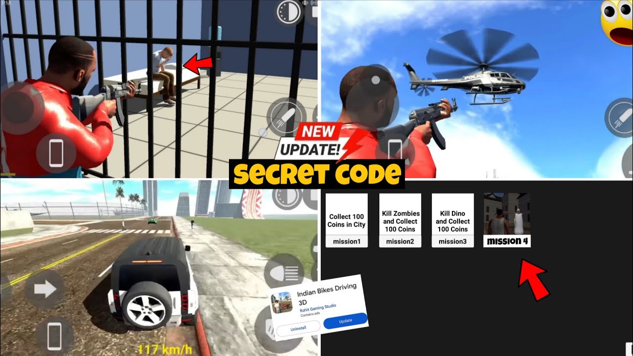 NEW UPDATE ALL NEW CHEAT CODE? 🤑|| IN INDIAN BIKE DRIVING 3D NEW UPDATE 2026