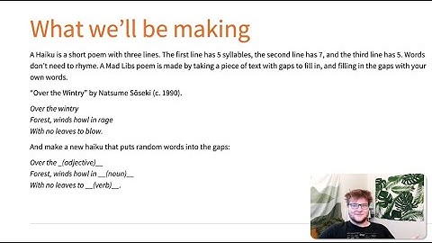 Creative Computation in Wolfram Language: Project 2: Computational Poetry