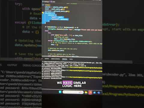 100 Days of Code Day30/100 Password Manager Demo