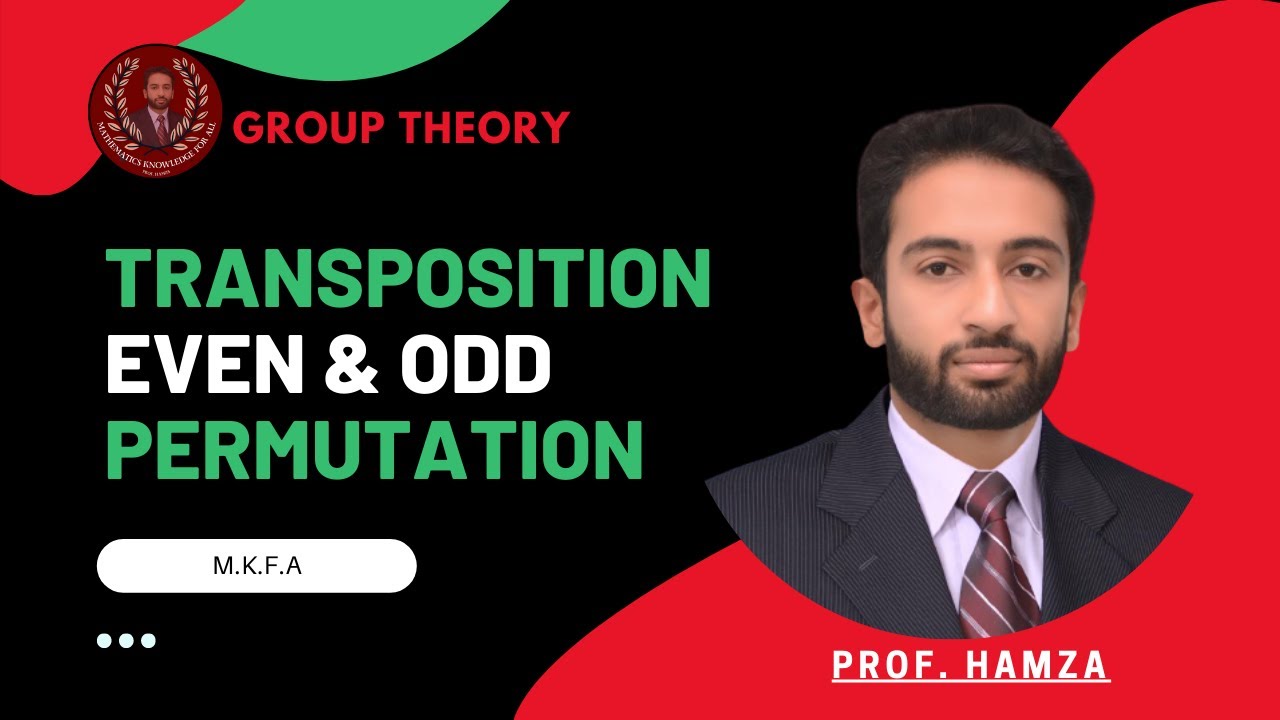 Transposition, Even & Odd Permutation | M.K.F.A