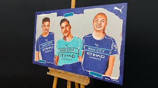 Painting Manchester City's New Outfit In Pop Art