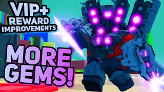 MORE GEMS | MORE COINS | DELUXE CRATE | VIP+ Subscription Improvements | TDS VIP+ Update News