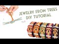 Make your own jewelry pieces from the cork tree