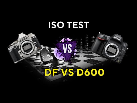 Nikon DF VS Nikon D600 ISO Шум ДД