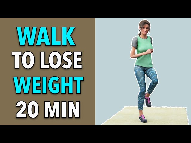 20 Minute Indoor Jogging Exercise to Lose Weight At Home 