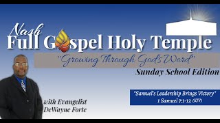 Growing Through God's Word: Sunday School Edition 7/11/2020