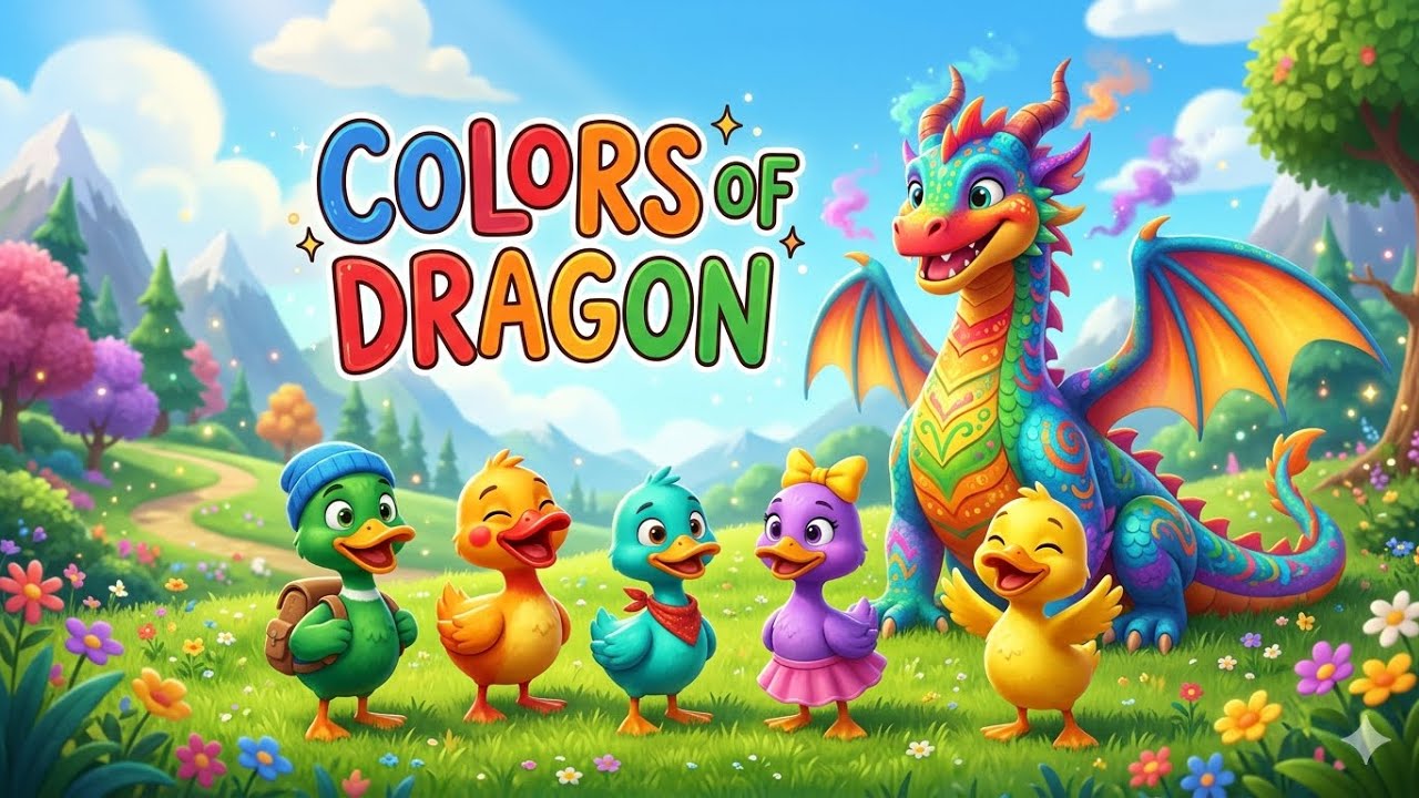 Ducks and the Dragon's Dance | Quack-Tastic Fun! Ducks & Dragon's Dance Kids Songs & Rhymes! |#3d