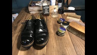 old custom shoes ミリタリーサービスシューズのソール交換・カスタム 愛知県豊橋市の靴修理・靴磨きRADIANラディアン
