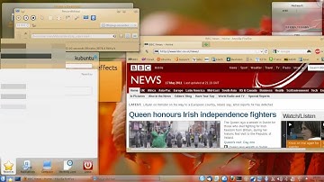 kubuntu 11.04 Effects & Tour