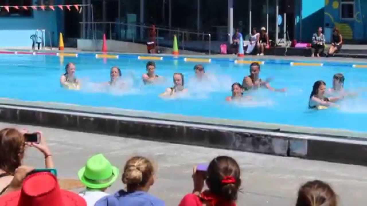 Hawera High School Synchronized Swimming 2015 Gold Youtube