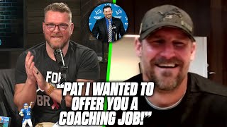 Lions HC Dan Campbell Offers Pat McAfee A Coaching Job.