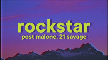 Thumbnail of Post Malone, 21 Savage - rockstar [Lyrics]