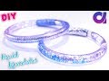 How to make liquid glitter bracelates  diy liquid bracelet  artkala 254
