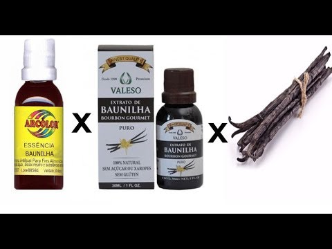 Vídeo: Diferença Entre Extrato De Baunilha E Aroma De Baunilha