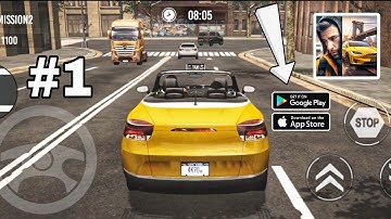 NYC Taxi - Rush Driver Open World Gameplay Walkthrough (Android & iOS) Part 01