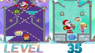 Christmas Santa pin game Level-35 Gameplay walkthrough (Android, iOS) #trydra #ChristmasSantapingame screenshot 4