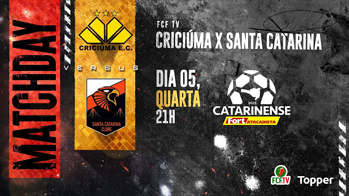 AO VIVO | CRICIÚMA X SANTA CATARINA | CATARINENSE FORT ATACADISTA 2025