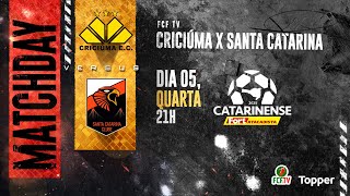 Thumbnail for AO VIVO | CRICIÚMA X SANTA CATARINA | CATARINENSE FORT ATACADISTA 2025