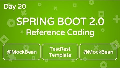 스프링 부트 2.0 Day 20. 스프링 부트 테스트 2 (랜덤 포트와 @MockBean)