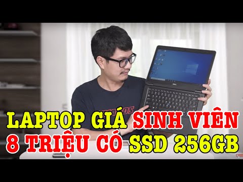 Laptop giá sinh viên chỉ 8 triệu có SSD 256GB, màn hình Full HD, bẻ gập 180 độ - DELL LATITUDE E7450